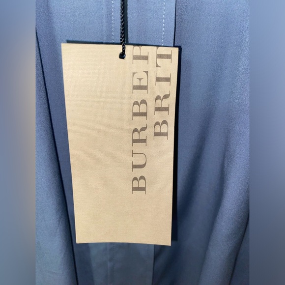 Burberry Men’s Casual Button Down in Aviator Grey with Check Cuff Size:L - Picture 8 of 8